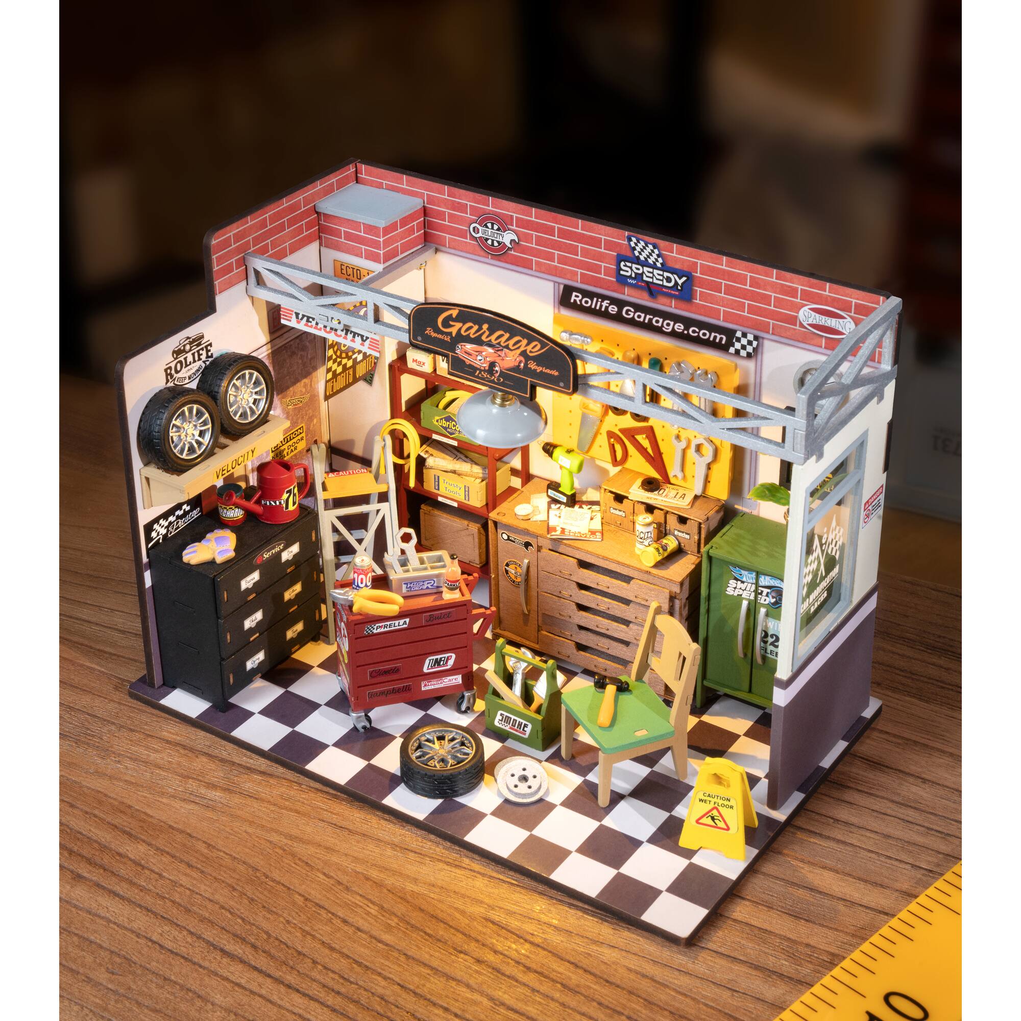 Rolife Garage Workship DIY Miniature House Kit